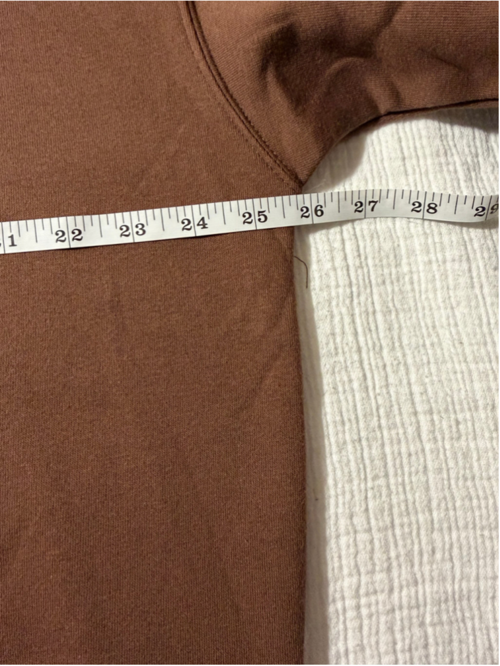 Zenana Brown Crewneck Sweatshirt Size L - Picture 4 of 6